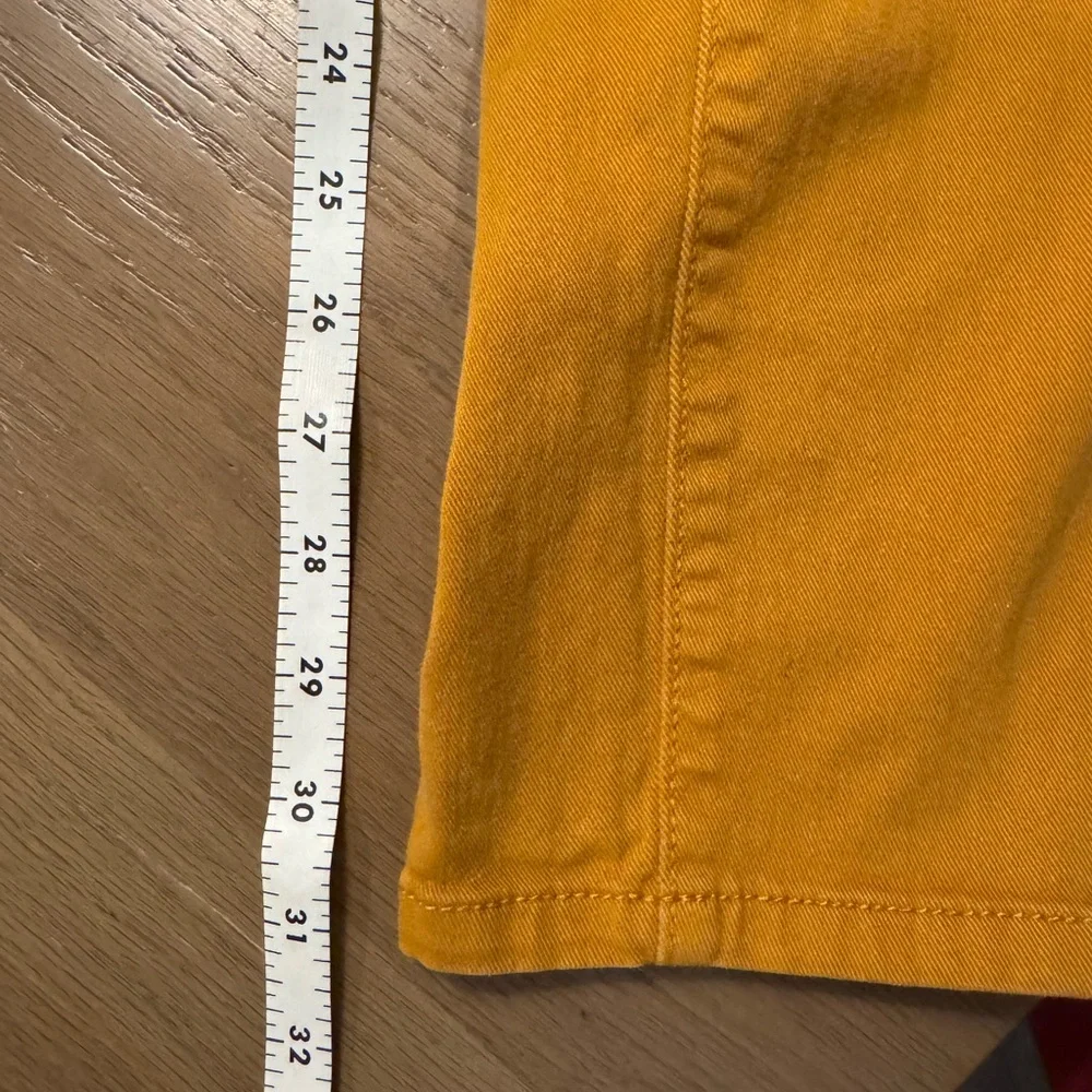 Tory Burch Golden/Mustard Yellow Low Rise Jean - Picture 5 of 6